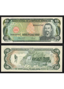 REPUBBLICA DOMINICANA 10 Pesos Oro Domenicanos 1990-97 Fds